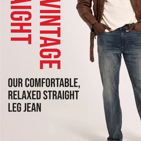 Box41 Lucky Brand Vintage Straight Jeans Size 32/34 - Picture 8 of 12